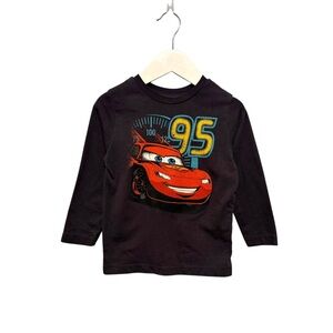 ⭐️ 5/$30 Disney Cars Kids Lightning McQueen LS Shirt size 3T